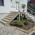 Treppe alt-Neu-neu zum Hof oder zum Garten